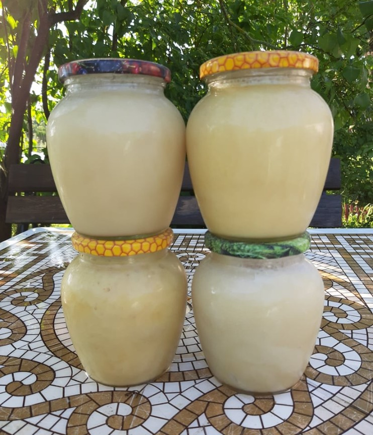 Мед рапсовый, 1 л фото 2